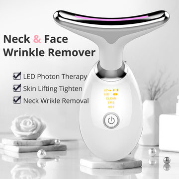 EMS Thermal Neck Lifting And Tighten Massager Electric Microcurrent Wrinkle Remover - Spa&You